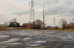 NS GP60 Locomotive making moves in the yard